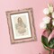 Vintage Picture Frame 5x7 Pink Gold, 5 by 7 Ornate Decorative Antique Frame(Pink Gold)6.9"L x 8.8"W